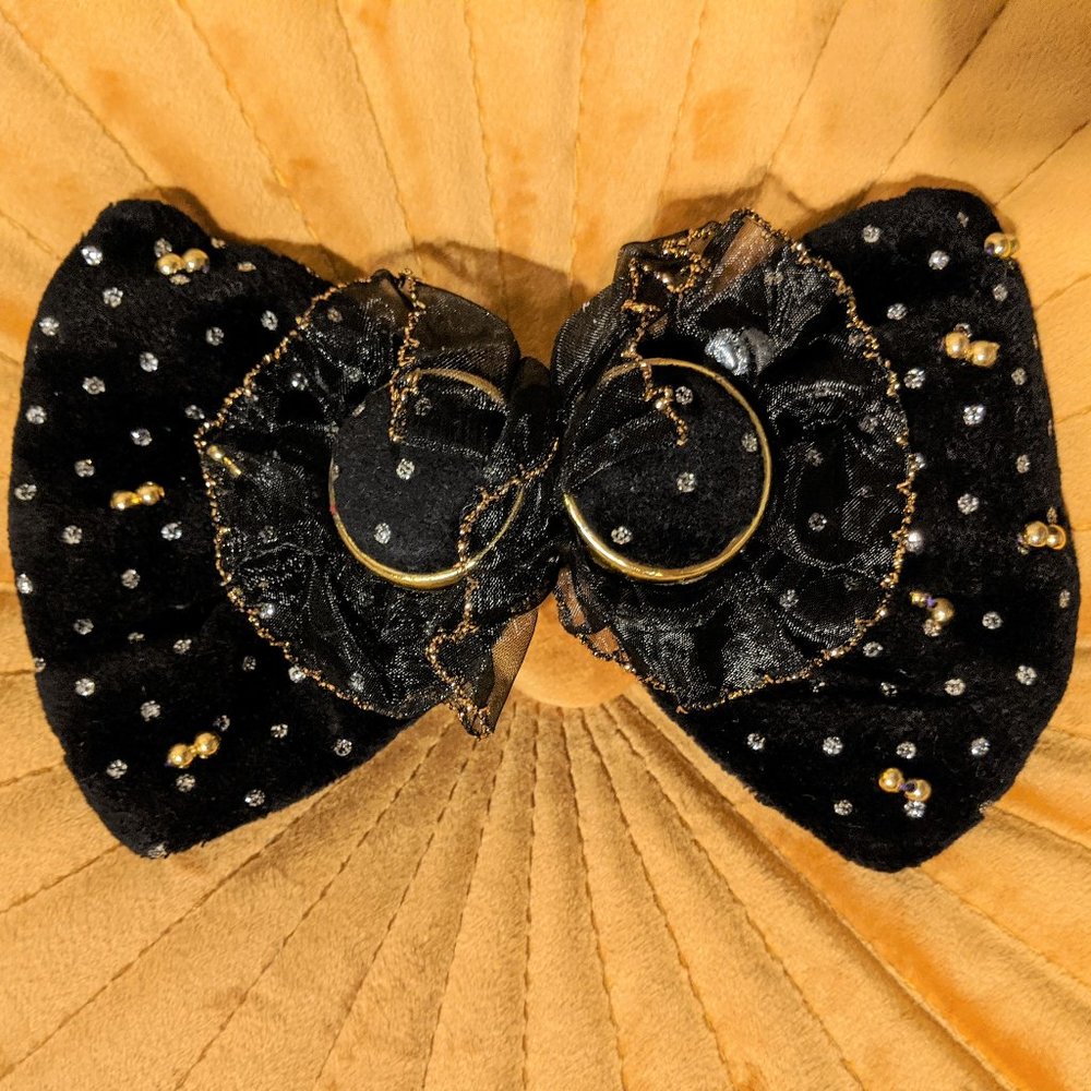 Hairgrip Vintage, Black Velvet